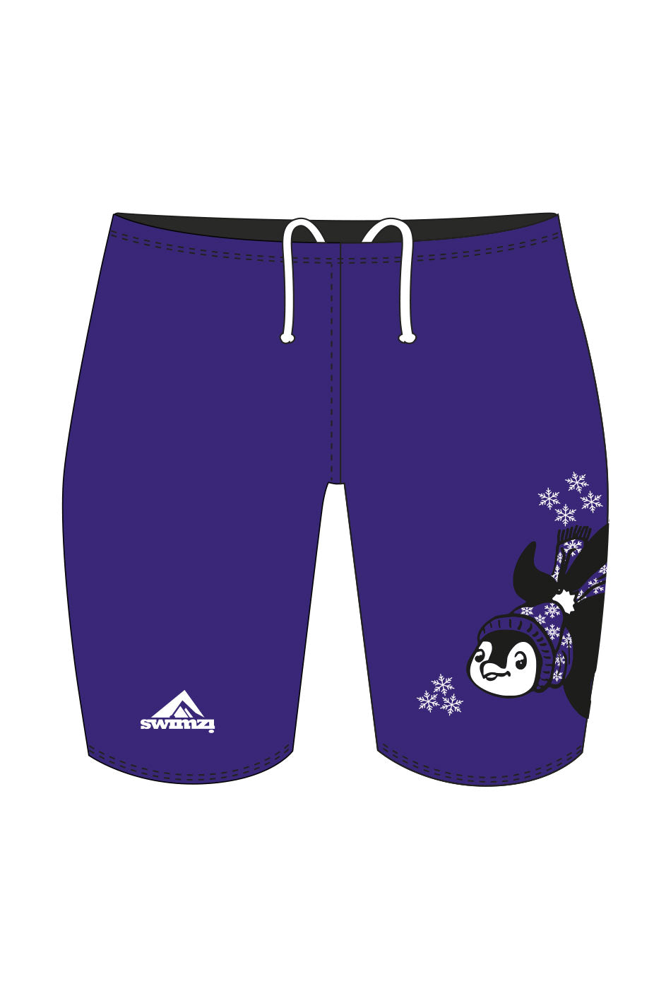 Polar Bear Challenge Adult Male Penguin Jammers - Purple image 0