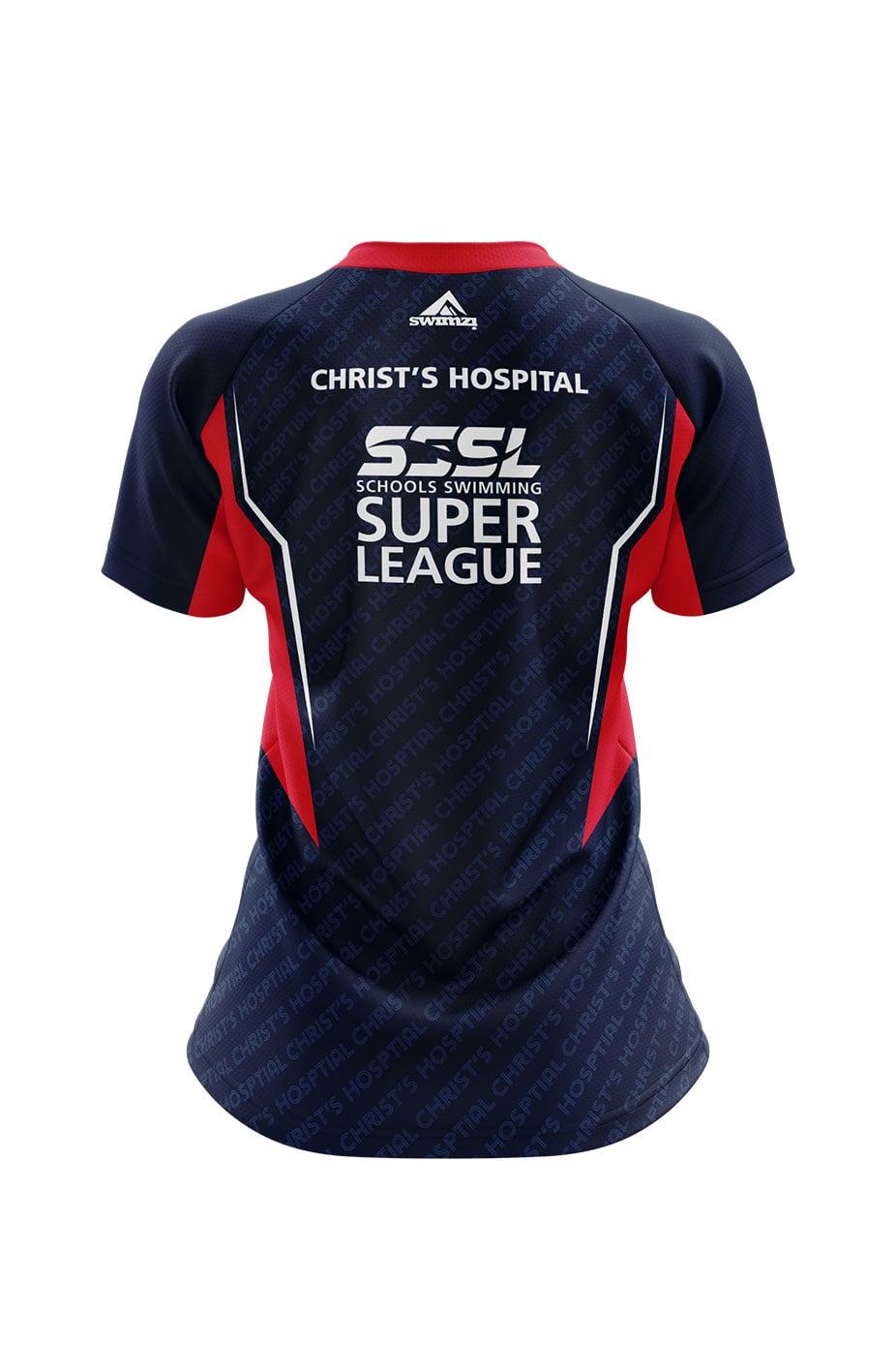 Schools Swimming Super League Adult Female Christ's Hospital Club Shirt - V-Neck image 1