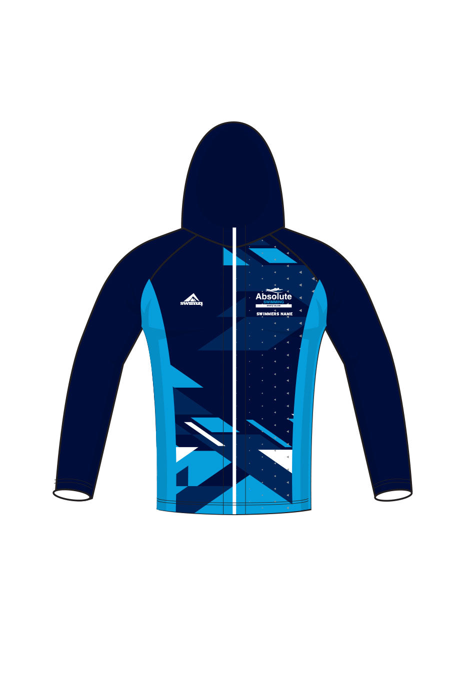Absolute Swimming Adult Unisex Zipped Performance Hoodie image 0