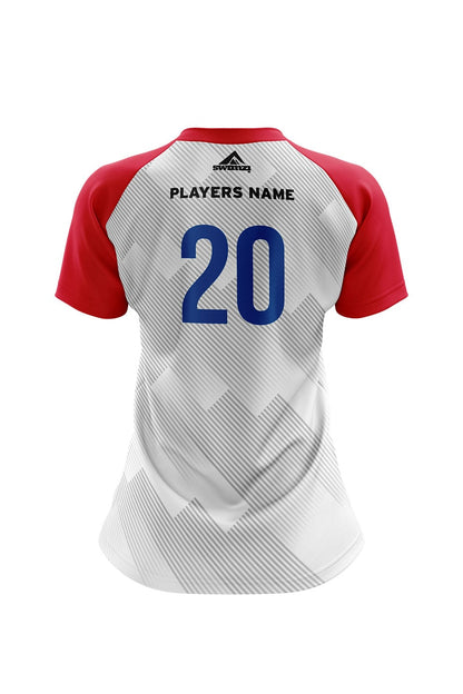 American International School of Jeddah Adult Female Volleyball Home Club Shirt - V-Neck image 1