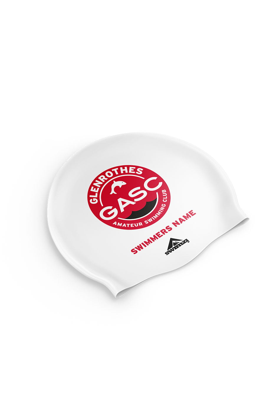 Unisex Long Hair Club Swim Cap - Silicone - White image 0