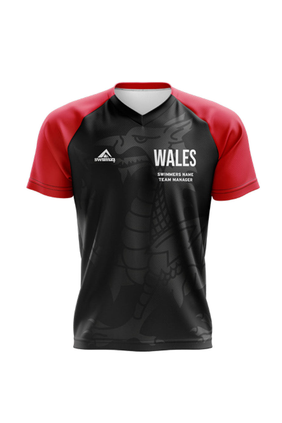 RLSS Wales Lifesaving Team Kids Unisex Team Manager Shirt Opt1 - V-Neck image 0