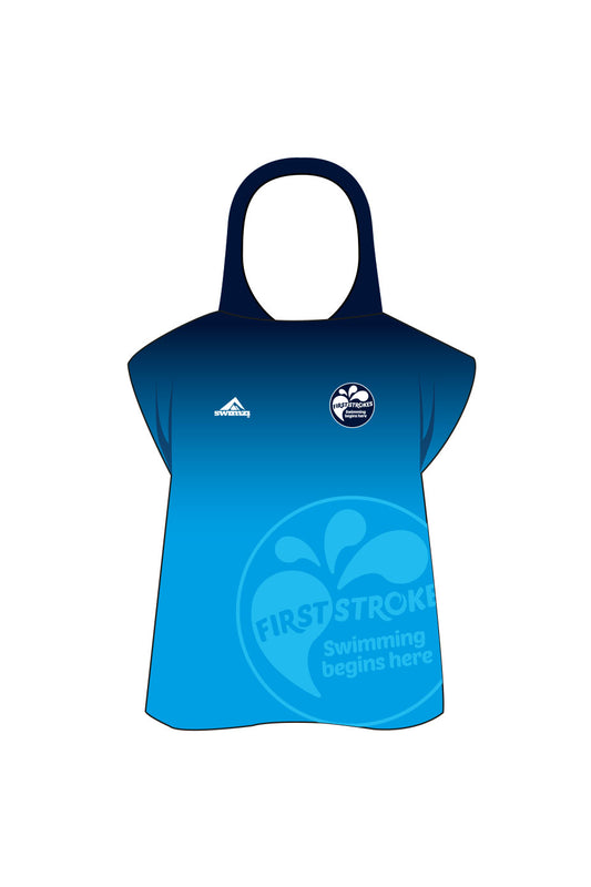 Unisex Learn To Swim Poncho - Blue image 0