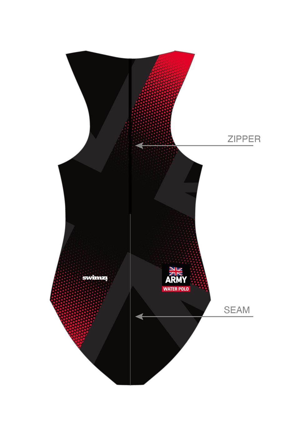 Army Swimming & Triathlon Adult Female Water Polo Swimsuit image 1
