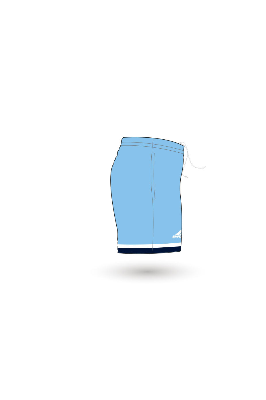 Schools Swimming Super League Adult Unisex Patcham High School Sport Shorts image 1