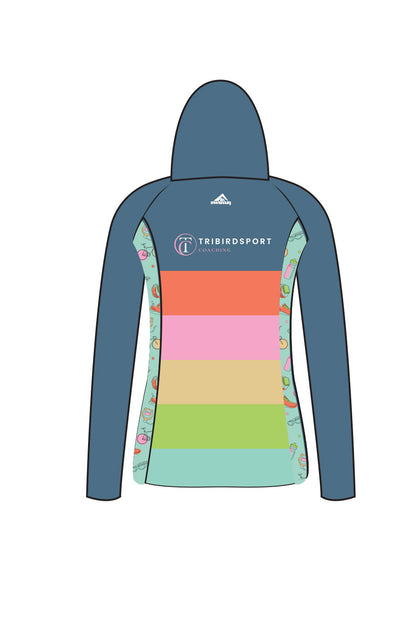 Tribirdsport Coaching Adult Female Zipped Performance Hoodie - Blue image 1