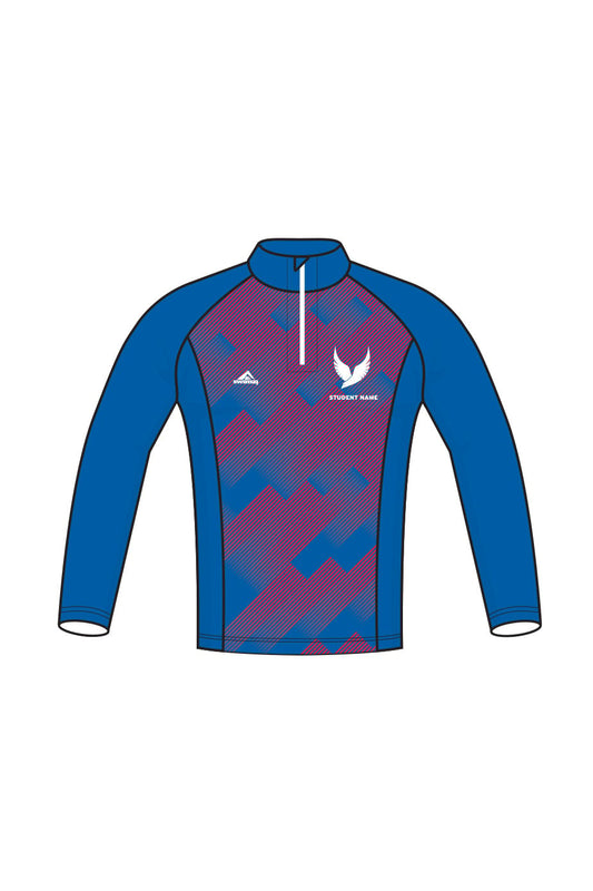 American International School of Jeddah Adult Unisex 1/4 Zip Performance Tracksuit Top image 0