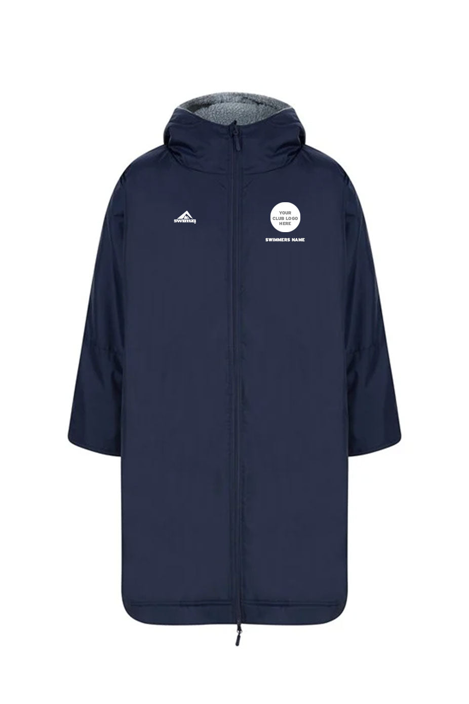 Team Robe Shop Adult Unisex Swimzi Team Robe - Navy image 1