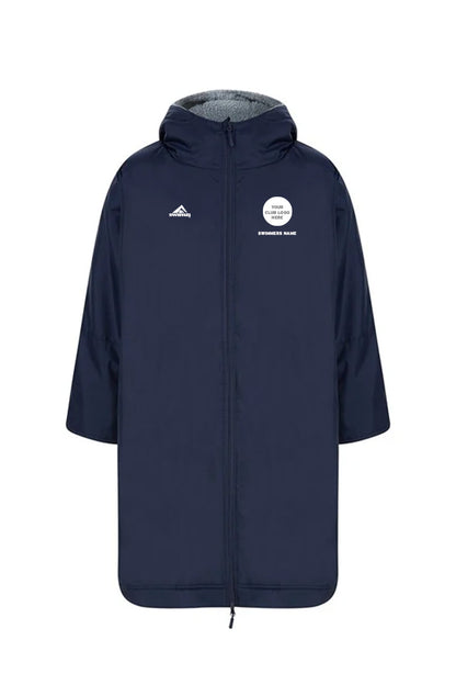 Team Robe Shop Adult Unisex Swimzi Team Robe - Navy image 1