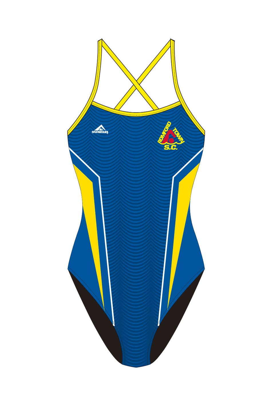 Romford Town SC Adult Female Tie Back Swimsuit image 0