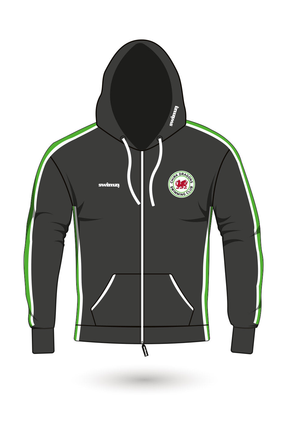 Chirk SC Adult Sweat Zipped Hoodie image 0