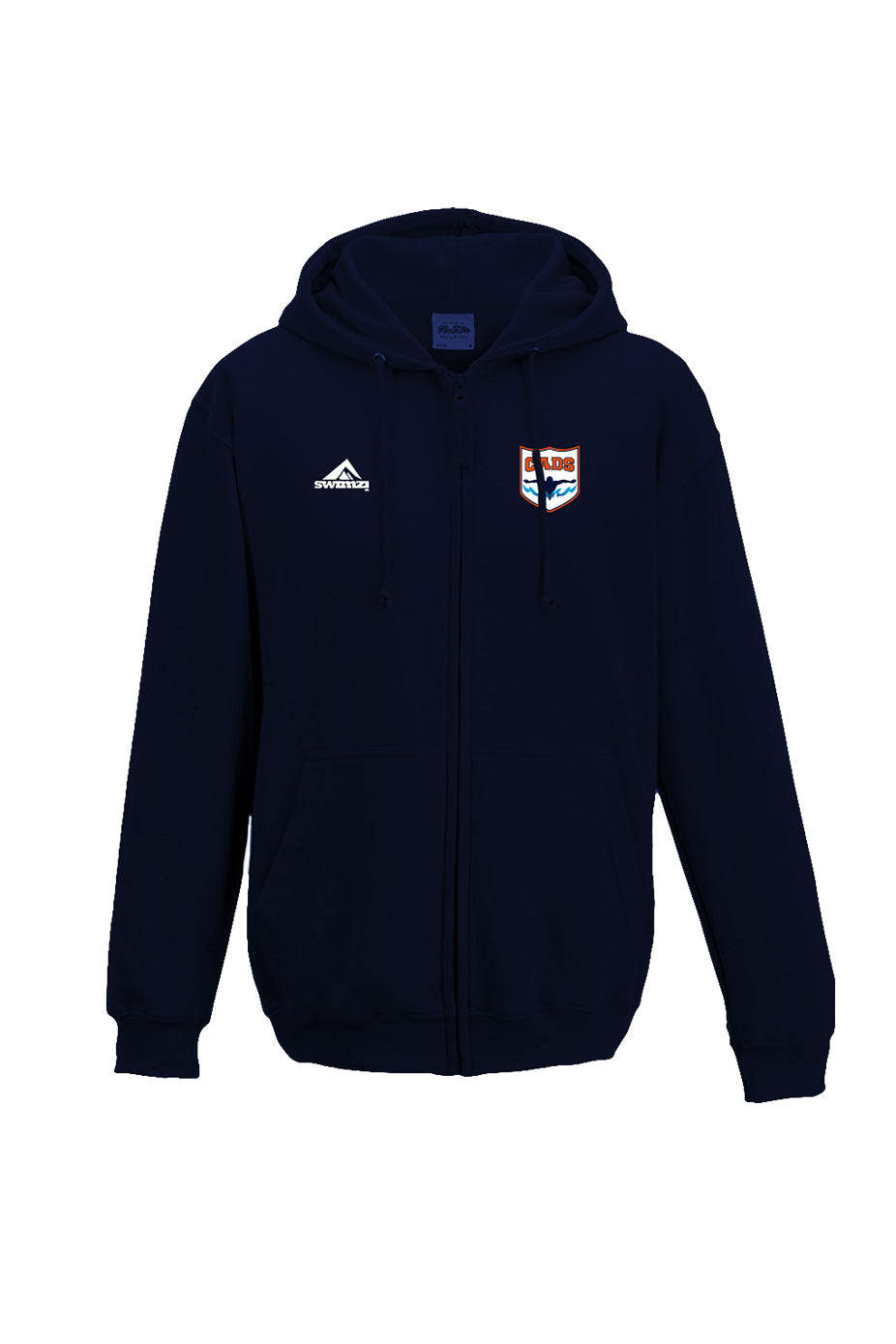 Cleethorpes & District SC Adult Unisex Cotton Zipped Hoodie image 0