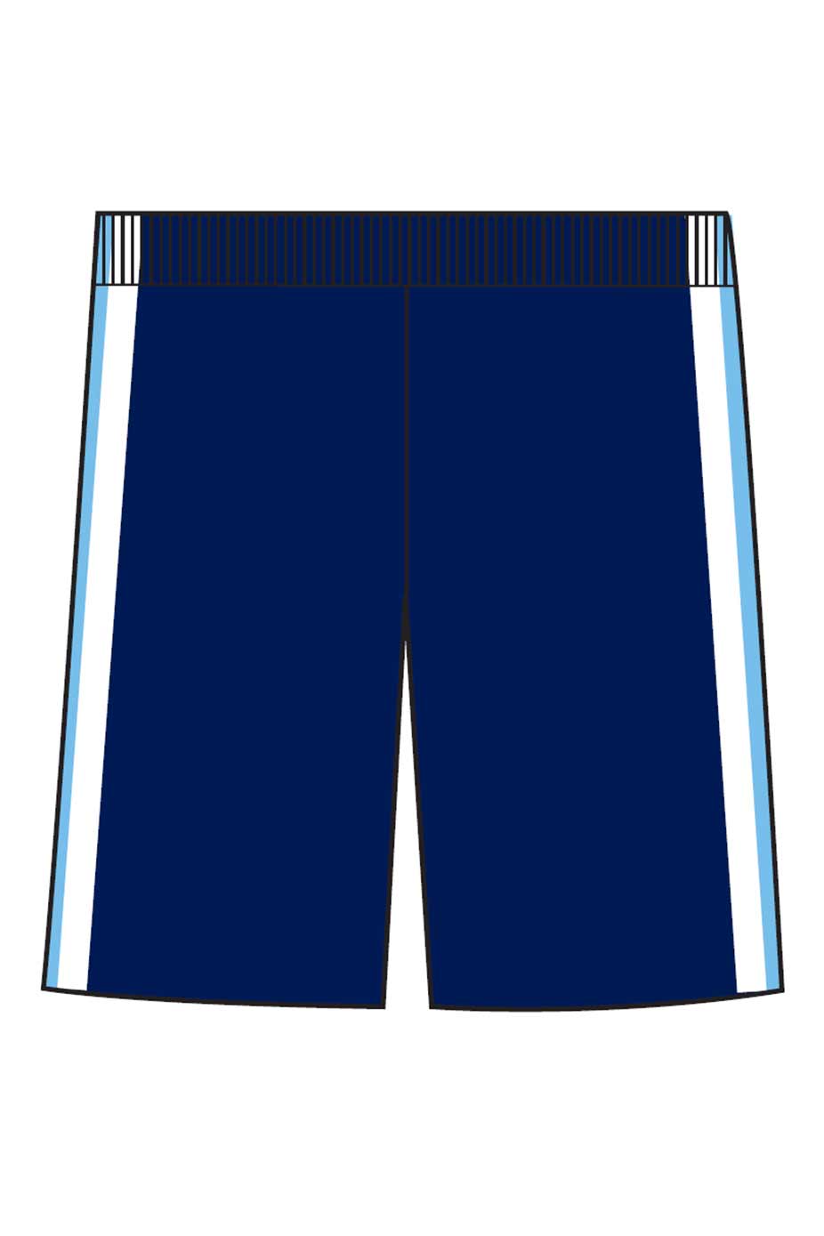 St Neots Swan SC Adult Unisex Sweat Basketball Shorts image 1