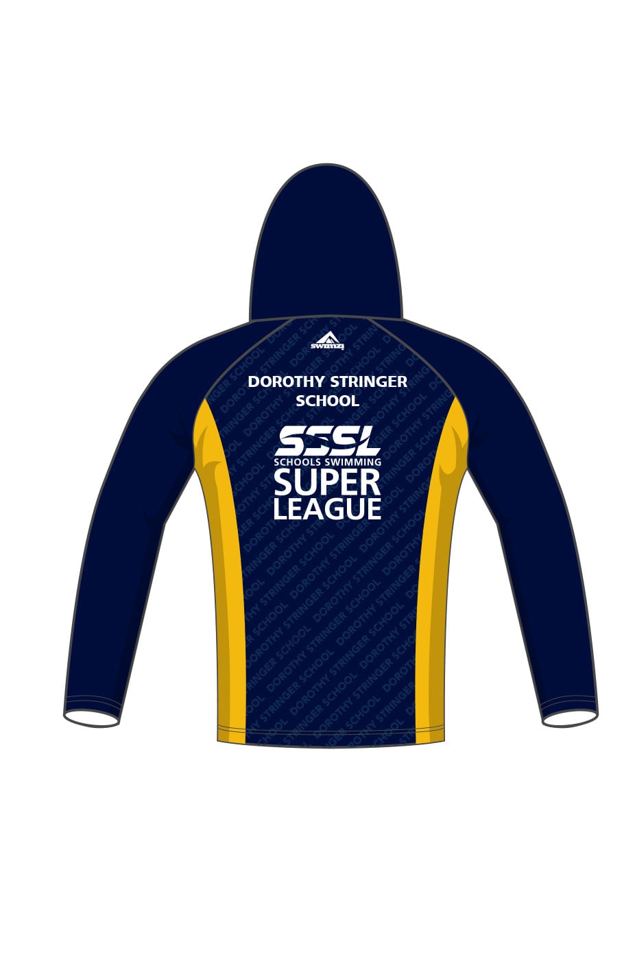 Schools Swimming Super League Adult Unisex Dorothy Stringer School Zipped Performance Hoodie image 1