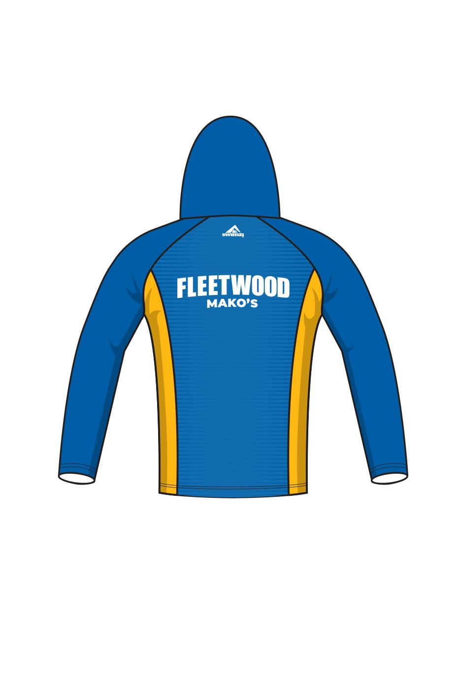 Fleetwood SC Adult Unisex Mako's Zipped Performance Hoodie image 1