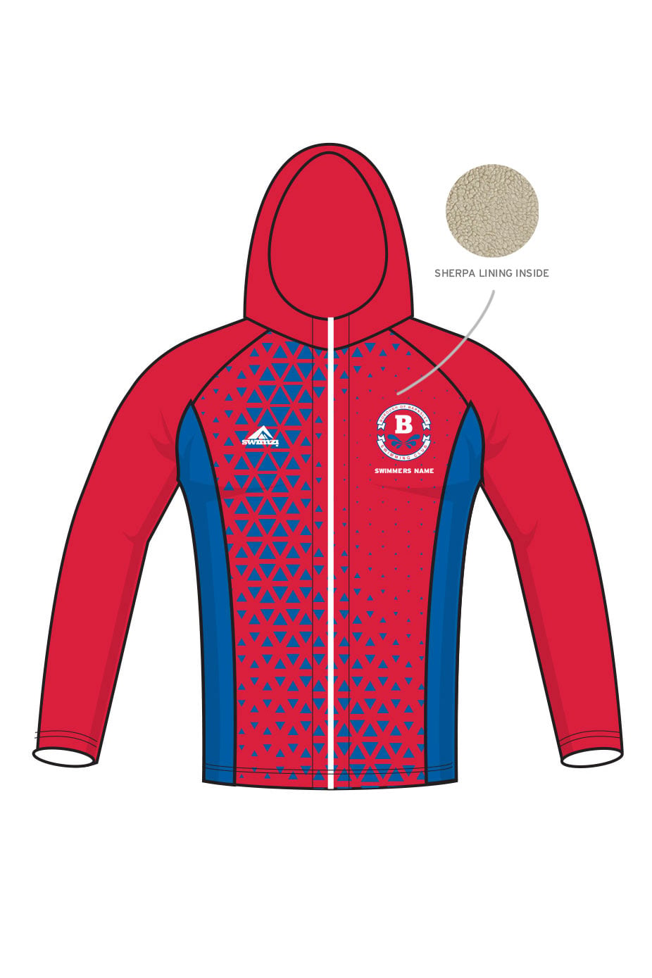 Borough of Barnsley SC Adult Unisex Winter Zipped Performance Hoodie image 0