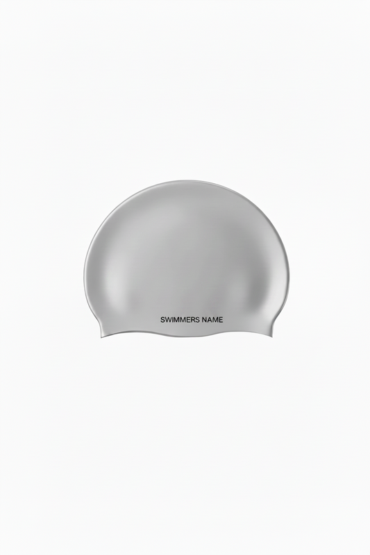 Silver Swim Cap Personalisation (bulk order)
