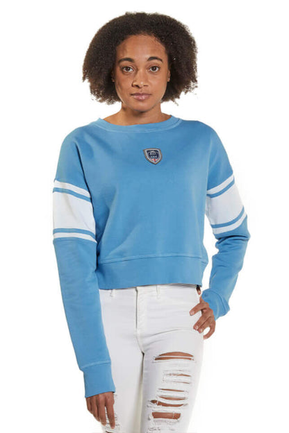 Olympic Blue Born 02 Swim - Crop Jumper