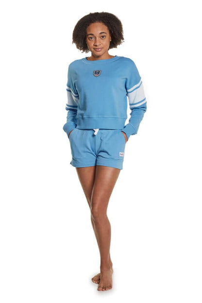Olympic Blue Born 02 Swim - Crop Jumper