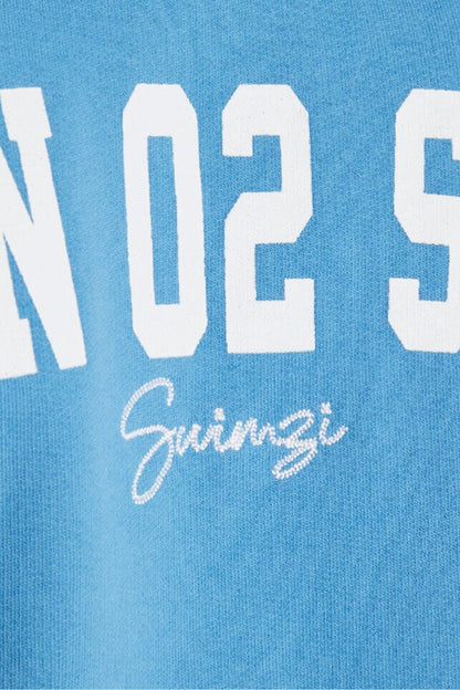 Olympic Blue Born 02 Swim - Crop Jumper