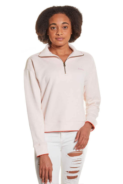 Kids Half Zip - Crop Jumper