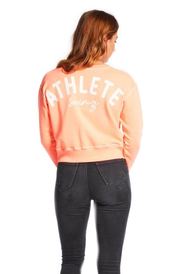Fluorescent Orange - Crop Jumper - Image 2