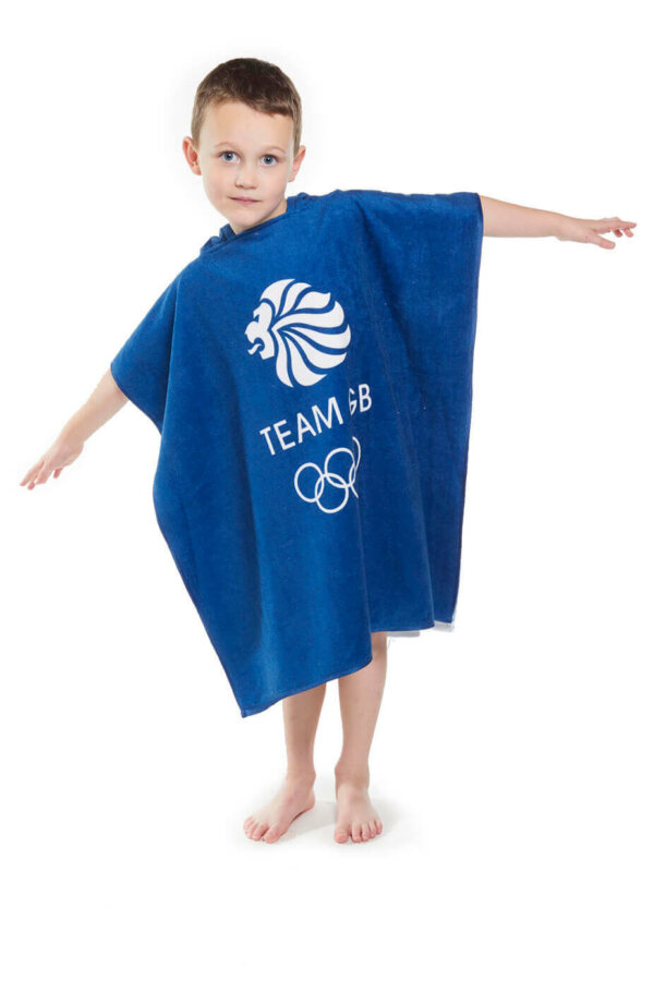 Official TEAM GB Merchandise - Royal Blue Poncho