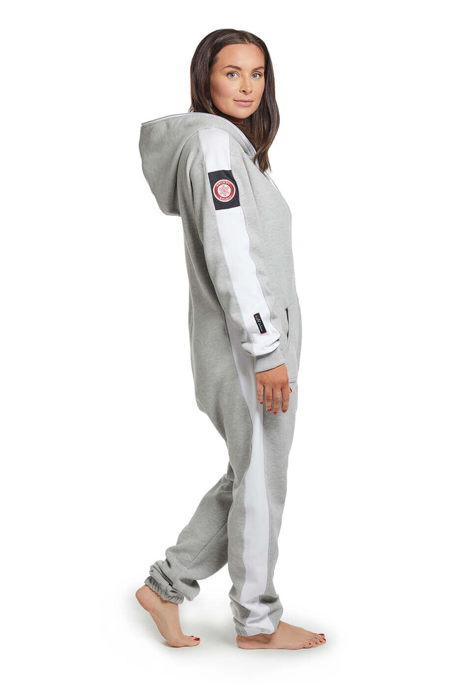 Ladies Swimzi Onesie in Blizzard Grey | Swimzi