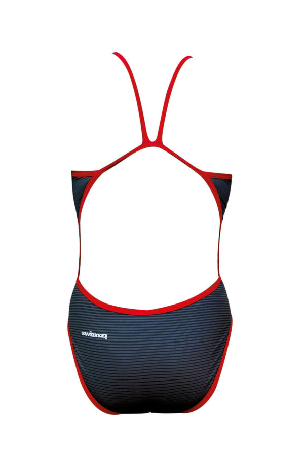 International Swimming League - Team Iron Thin Strap Women's Swim Suit - Image 2