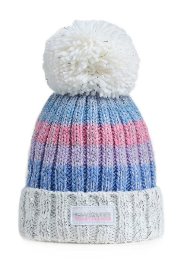 Gradient Northern Lights Reflective Super Bobble Hat