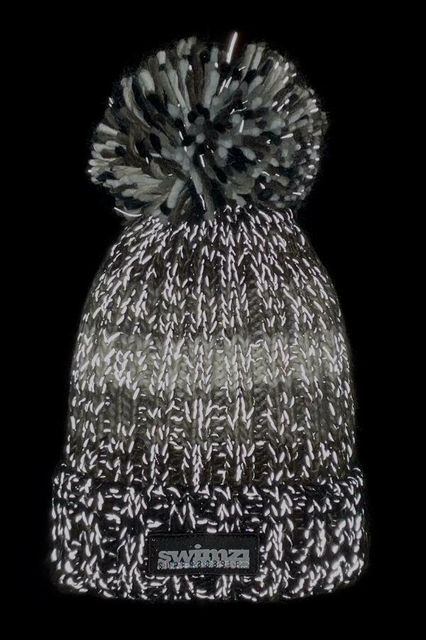 Gradient Dark Winter Sky Reflective Super Bobble Hat - Image 7