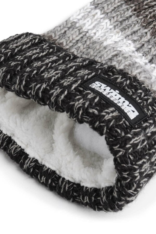 Gradient Dark Winter Sky Reflective Super Bobble Hat - Image 8