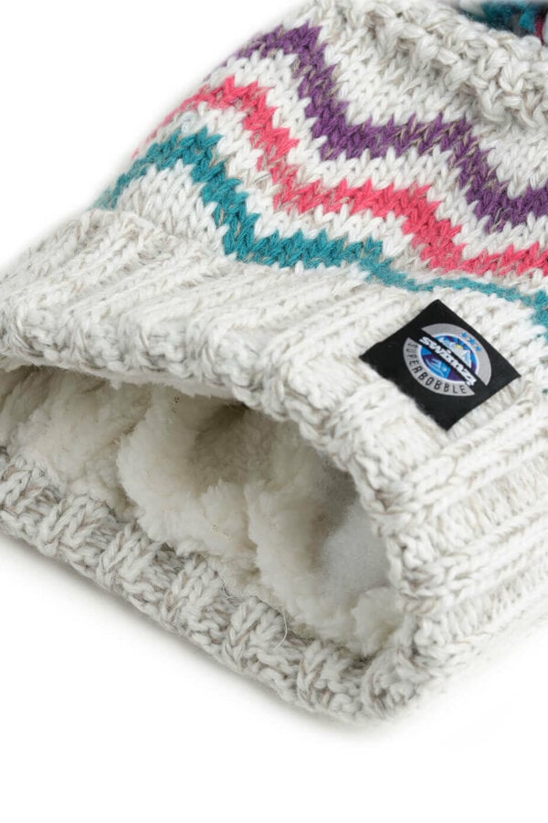Winter Glacier Reflective Super Bobble Hat - Image 5