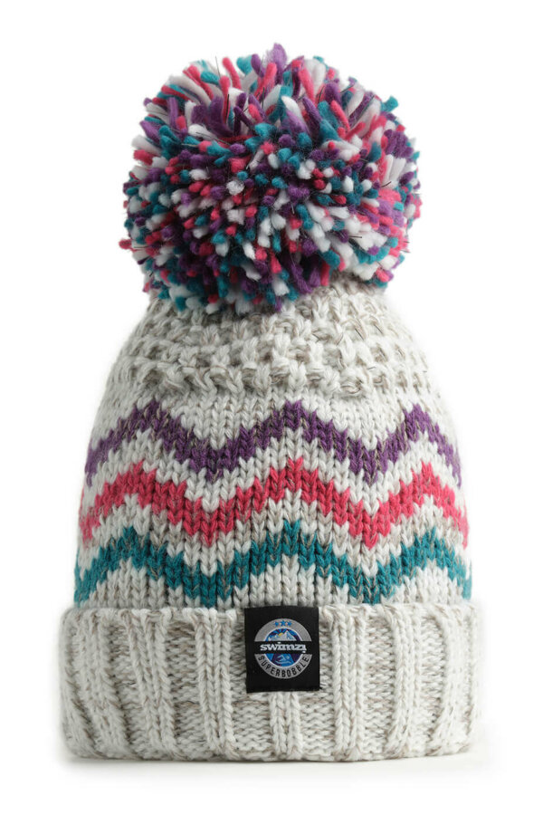 Winter Glacier Reflective Super Bobble Hat