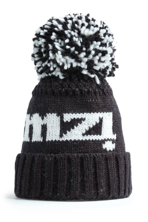 The Swimzi Black Reflective Super Bobble Hat - Image 3