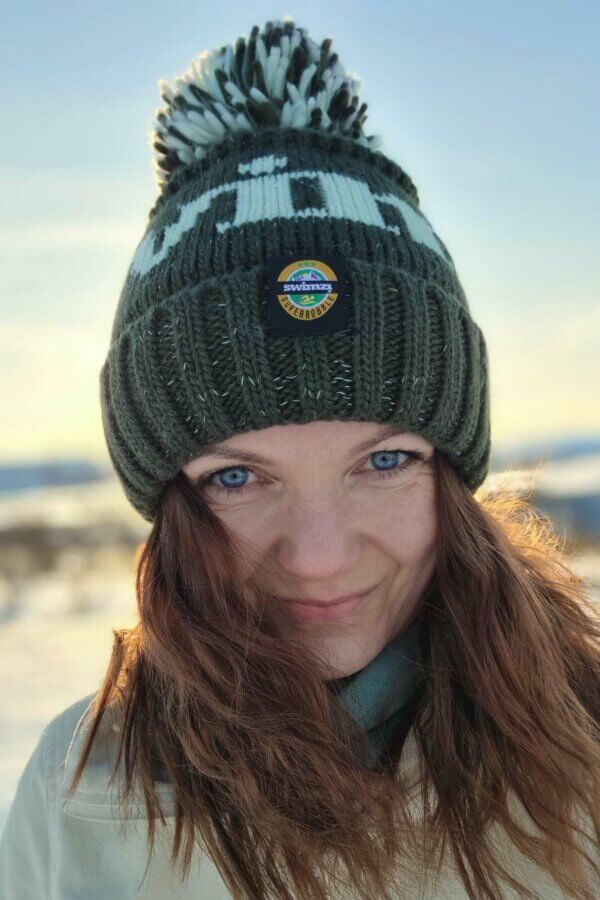 The Swimzi Deep Forest Reflective Super Bobble Hat - Image 2
