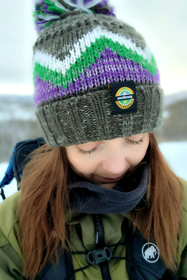 Rocky Forest Design Reflective Super Bobble Hat - Image 3