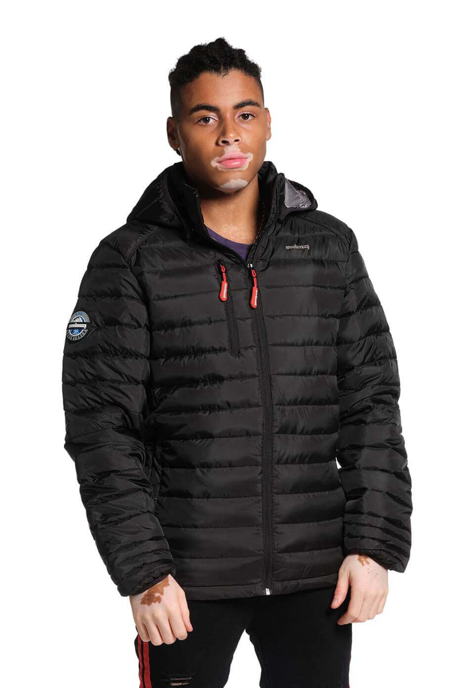 Swimzi Hooded Adventurer Black Jacket – Men’s | Swimzi