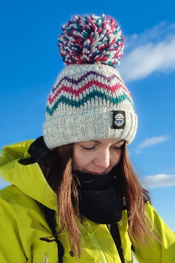 Winter Glacier Reflective Super Bobble Hat - Image 3
