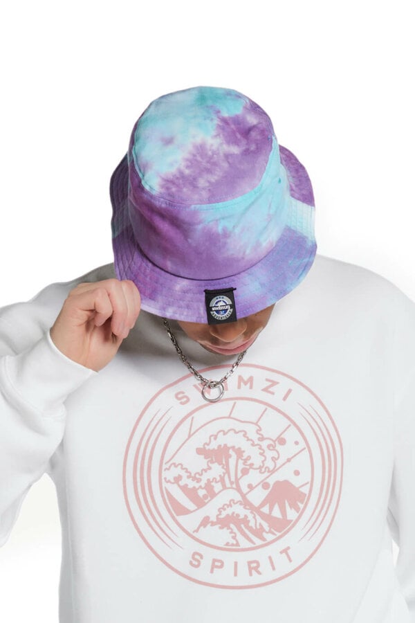 Swimzi Bucket Hat - Purple and Ocean - Image 4