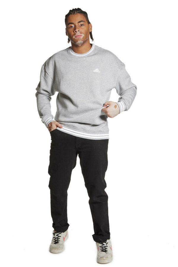 Ice Grey Marl Jumper - Image 2