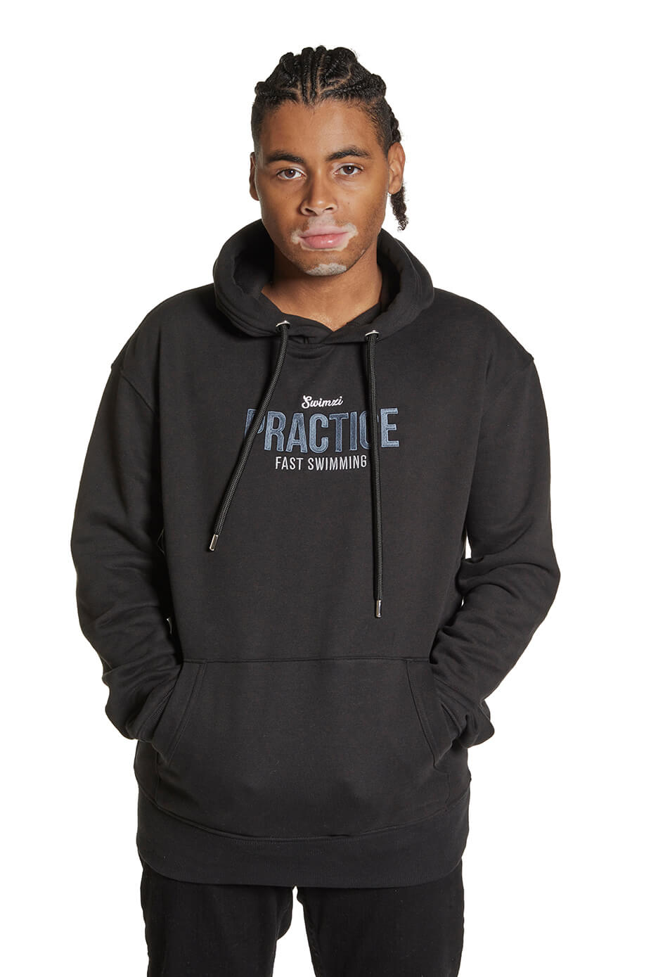 Black Pullover Hoodie - Practice | Swimzi