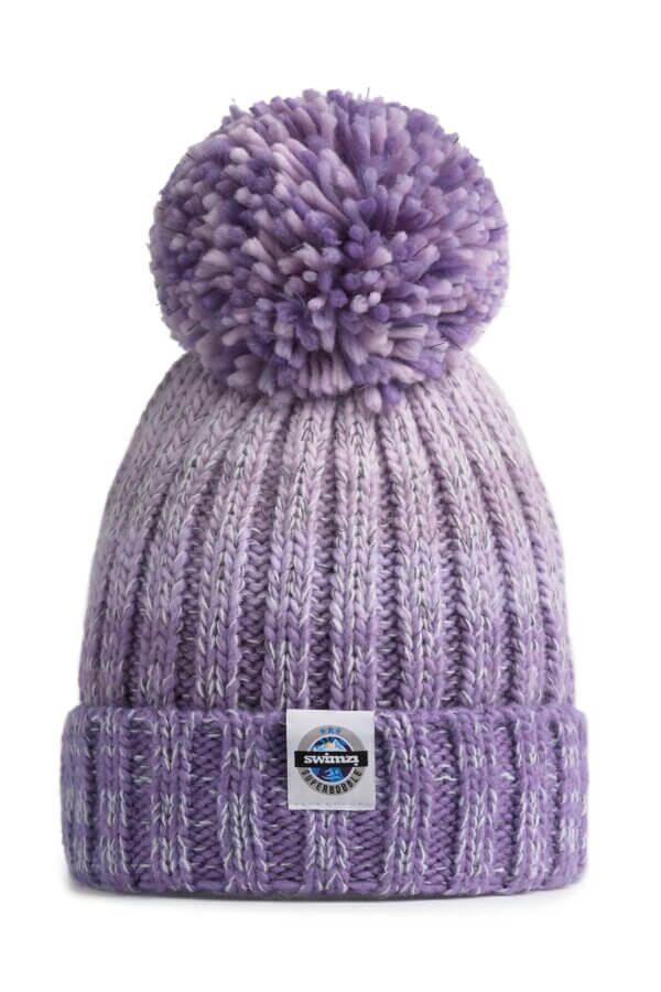 Lavender Gradient Reflective Super Bobble Hat - Image 7