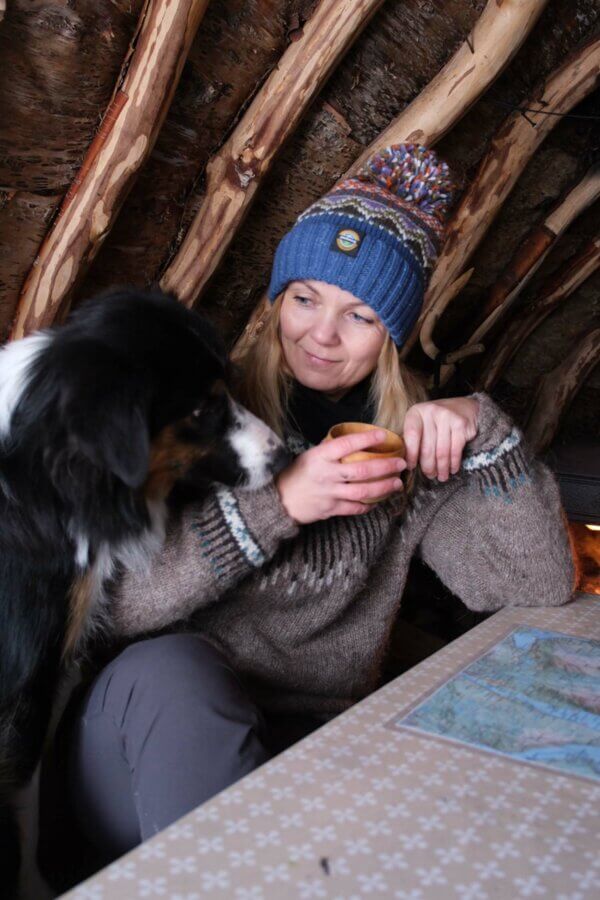 Ocean Fairisle Reflective Super Bobble Hat - Image 4