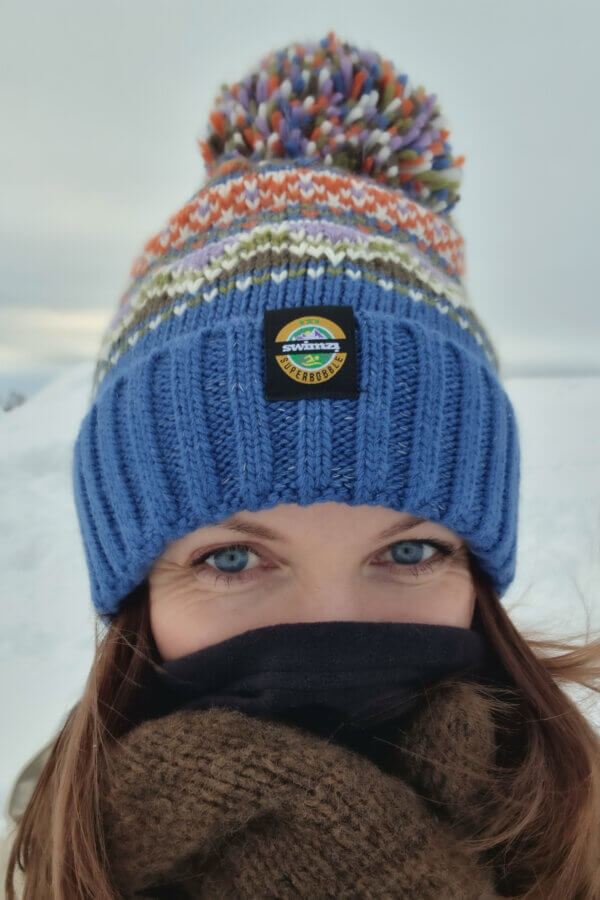 Ocean Fairisle Reflective Super Bobble Hat - Image 2