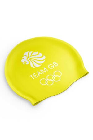 Team GB Fluorescent Yellow Swim Cap