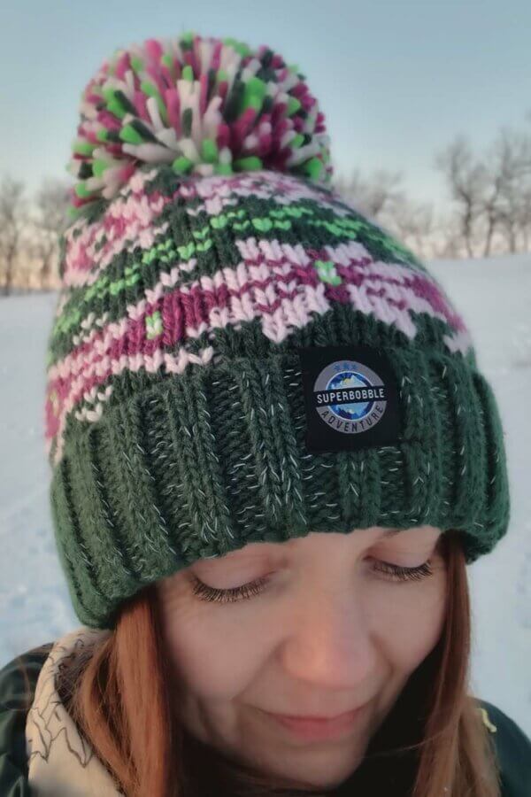 Woodland Nordic Super Bobble Hat - Image 3